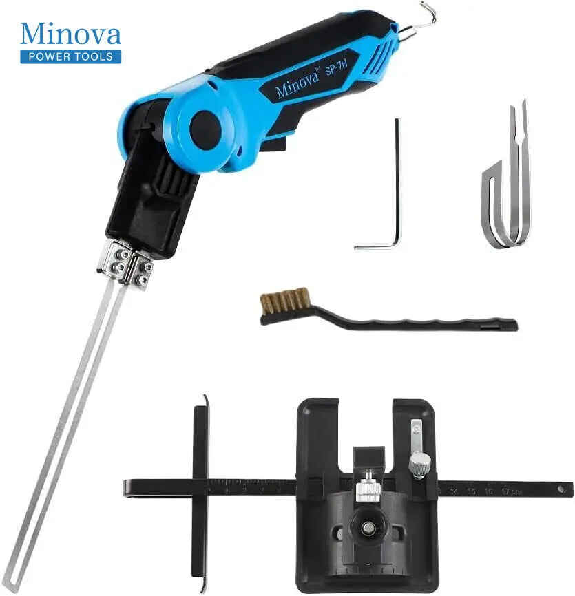 

Minova Hot Knife Foam Cutter Air Cooled 200W Cutting Tool Kit cutting guider SP07