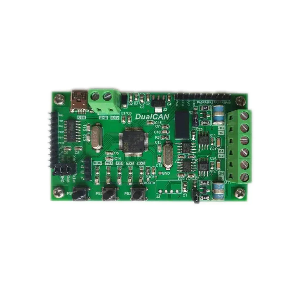 Двойная подставка для автомобиля двойная двусторонняя STM32 GD32 aislamiento CAN Bus