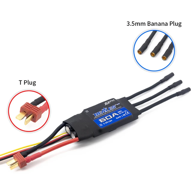 ZTW Beatles G2 60A ESC 2-6S T-Plug