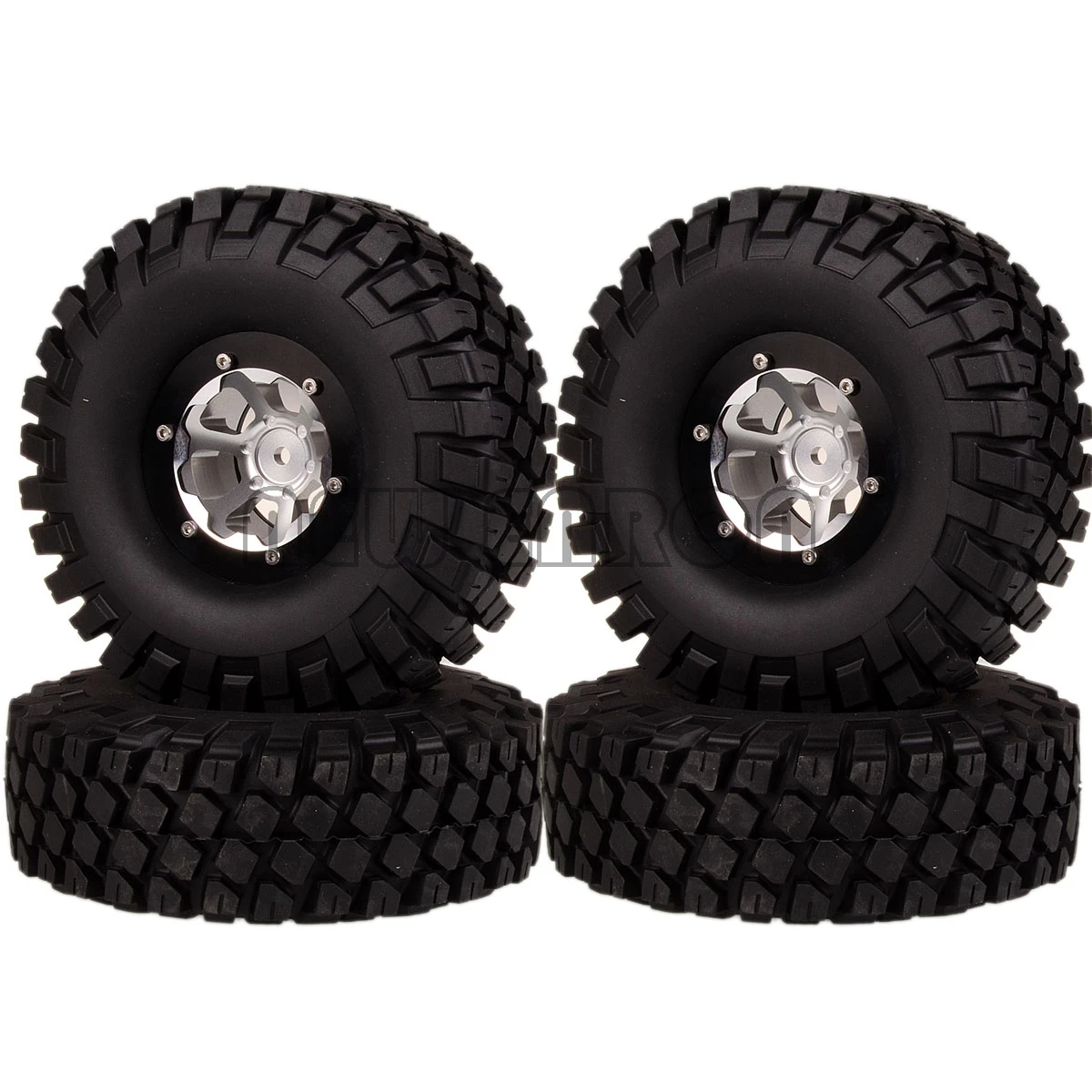 

NEW ENRON 4P Metal Wheel Rims & 112MM Tyre Tires For RC 1/10 Rock Crawler Axial Tamiy Axial SCX10 SCX10 II 90046 90047 D110 D90