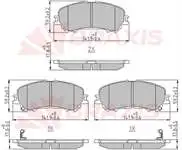 

AA0617 для тормозной колодки QASHQAI J11 чехол QASHQAI J11 чехол 2013 XTRAIL