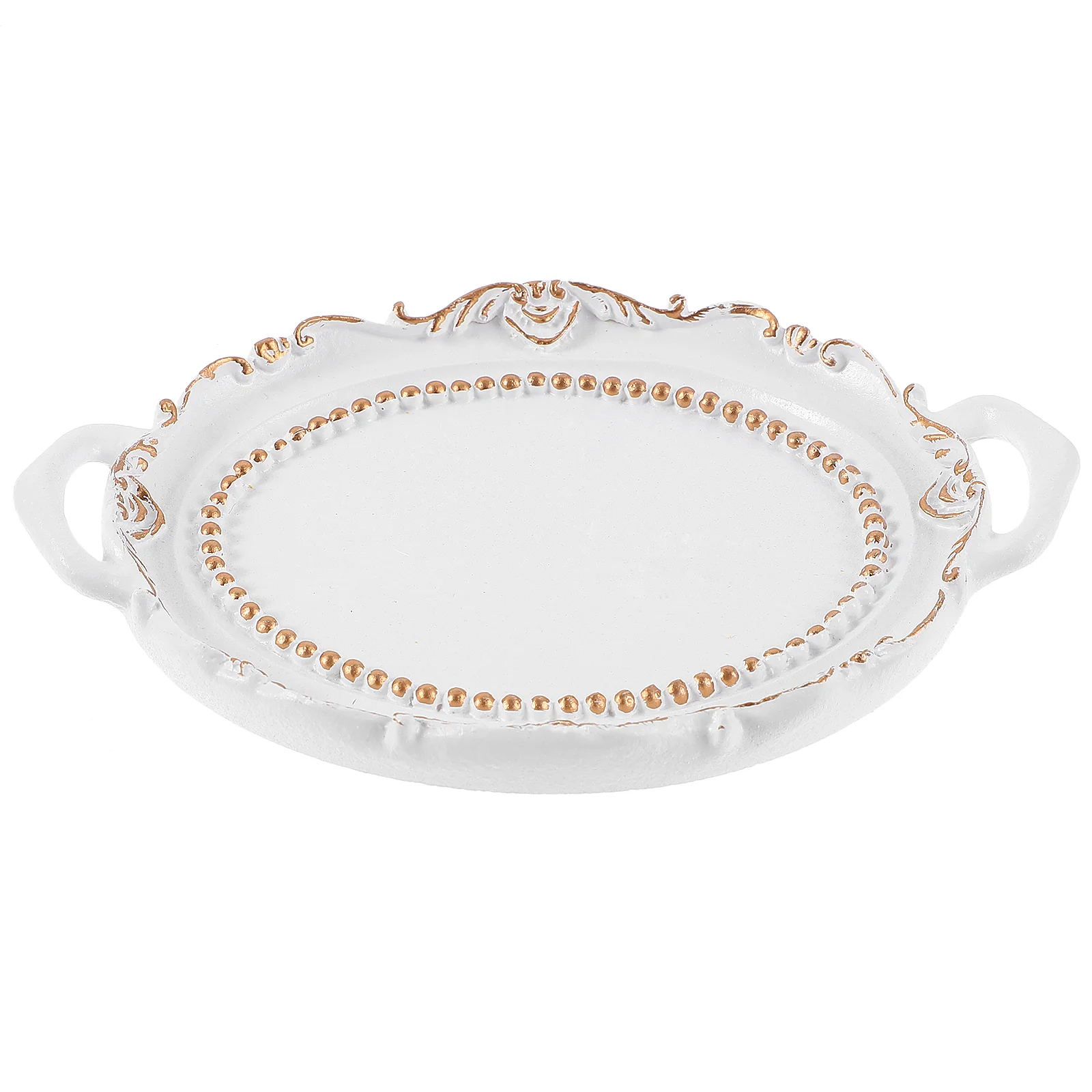 

Dish Bowl Holder Jewelry Display Trinket Metal Serving Ceramics Dishes Key Golden Container Aroma Platters Snack Salad Plate