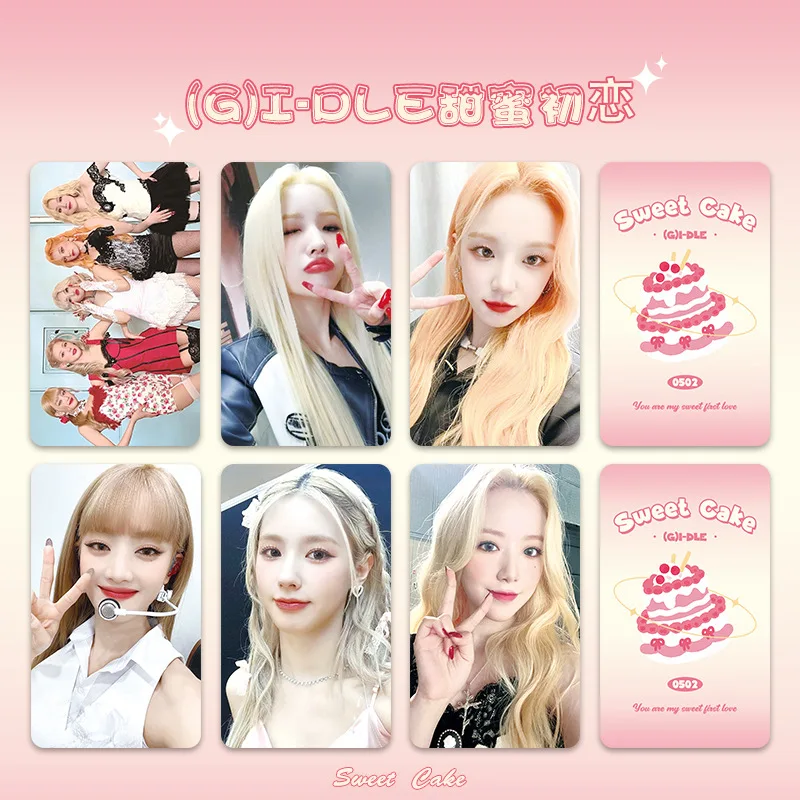 

6pcs/set Kpop (G)I-DLE Idol Lomo Cards Photocards Photo Card Postcard for Fans Collection