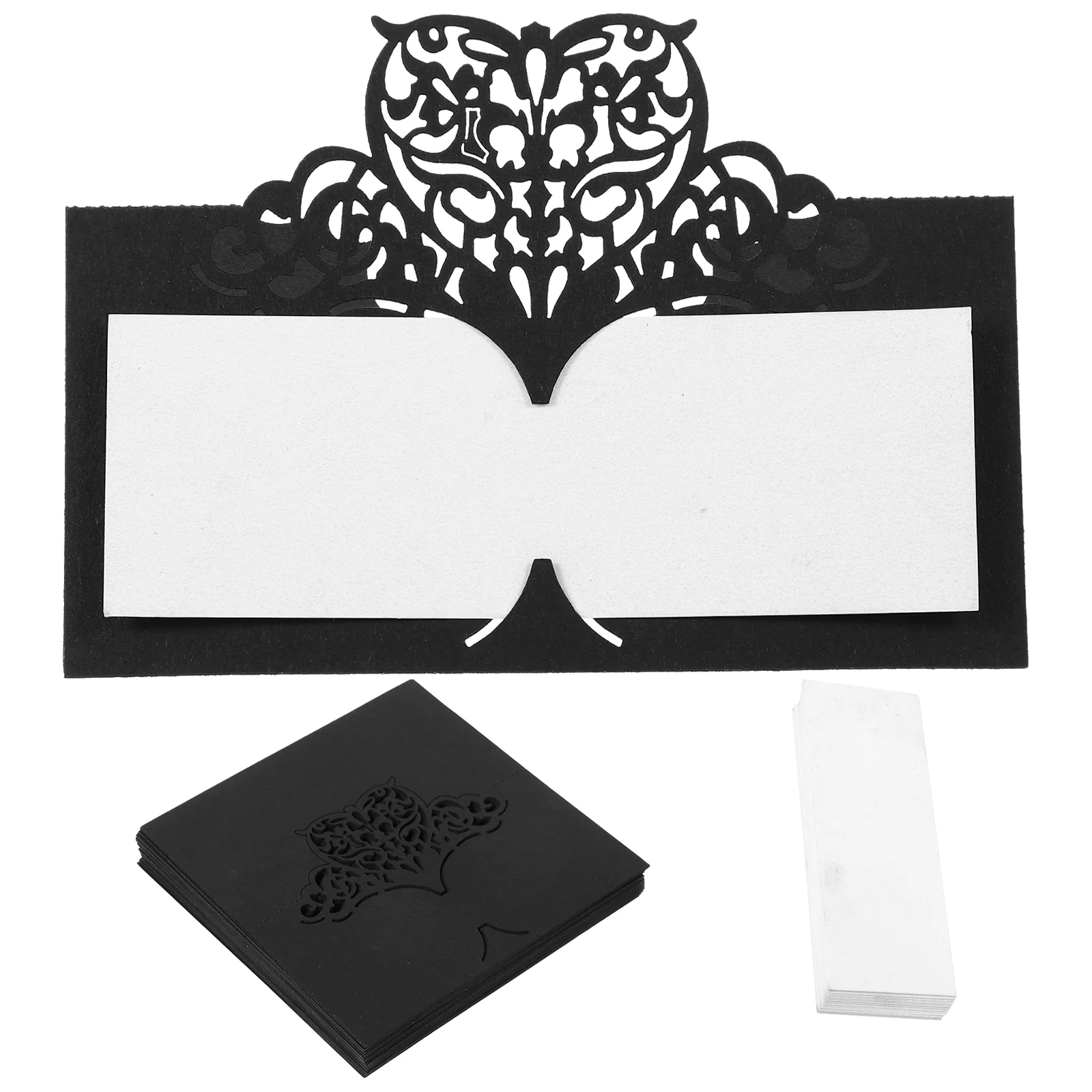 

50 Pcs Decor Place Cards Seating Wedding European Style Name Table Names Tent Banquet