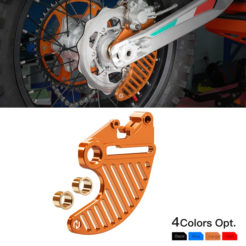 

NICECNC Rear Brake Disc Guard Protector For KTM EXC EXCF XCW XCFW SX SXF XC XCF 6 Days TPI 125 250 300 350 400 450 530 2004-2023