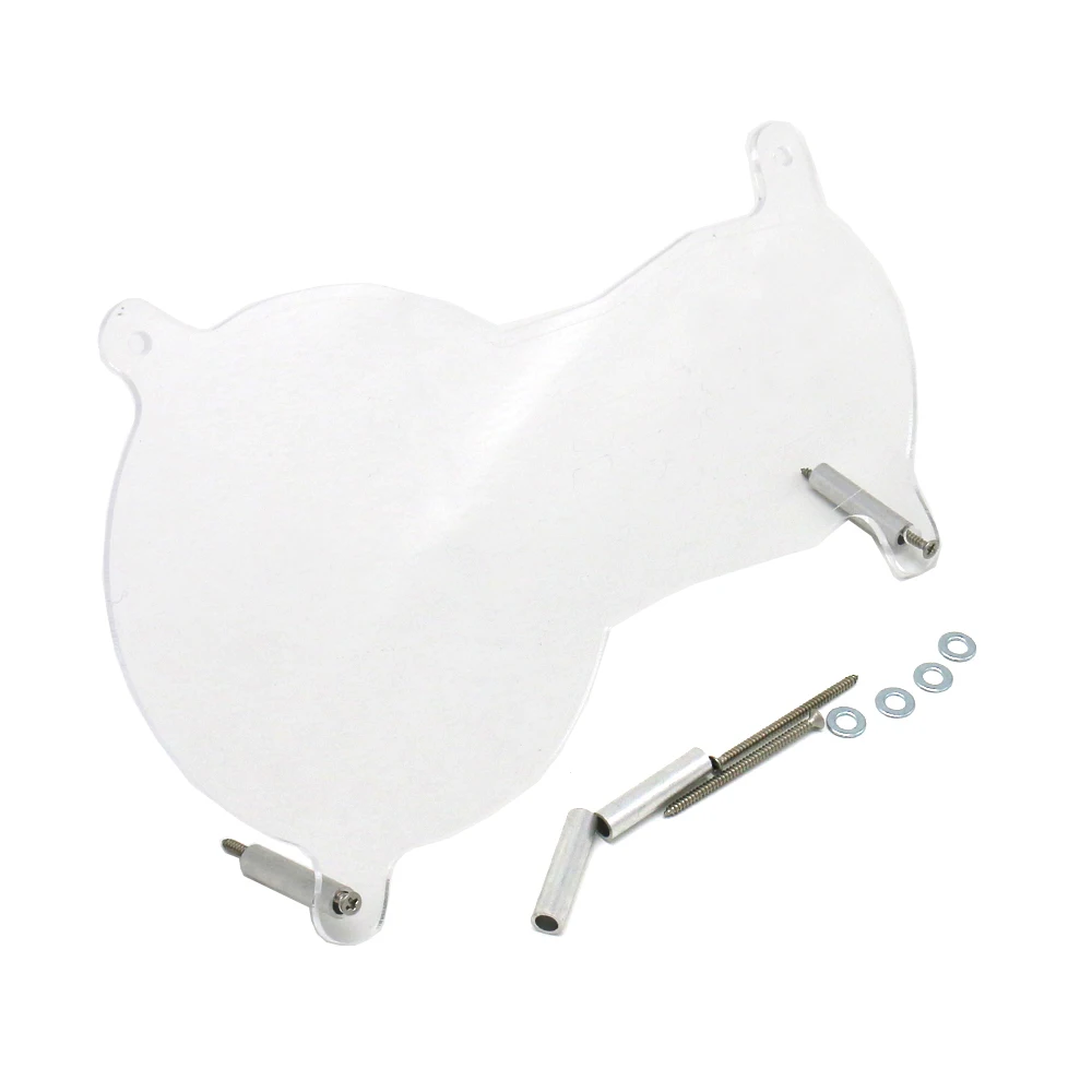 

Acrylic Headlight Cover Protector Replacement Guard Stainless Steel New