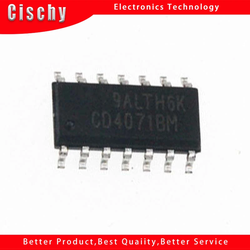 10 шт./лот CD4071 CD4071BM лапками углублением SOP-14
