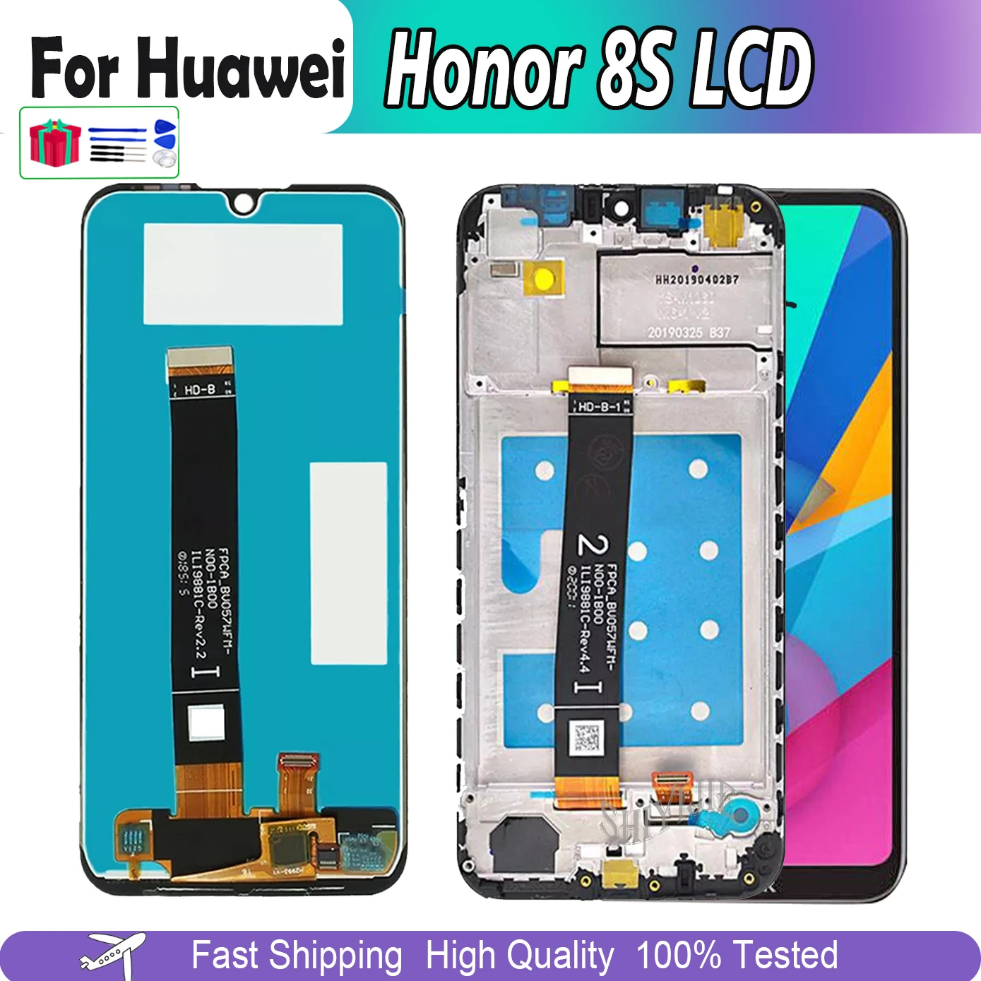 

5.71" Original For Huawei Honor 8S KSE-LX9 KSA-LX9 LCD Touch Screen Digitizer Assembly With Frame For Honor 8S 2020 Display