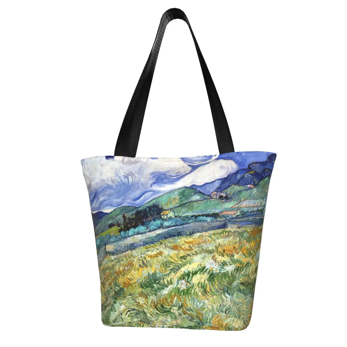 

Impressionism Painting Bag for Women 2022 Shoulder Bag Casual Tote Female Handbag