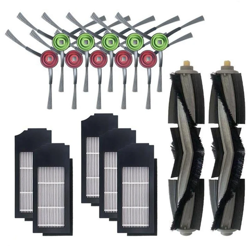 

Smart Sweeper For ECOVACS DEEBOT X1 TURBO X1 OMN Robot Vacuum Cleaner Filter Main&Side Brush Replace