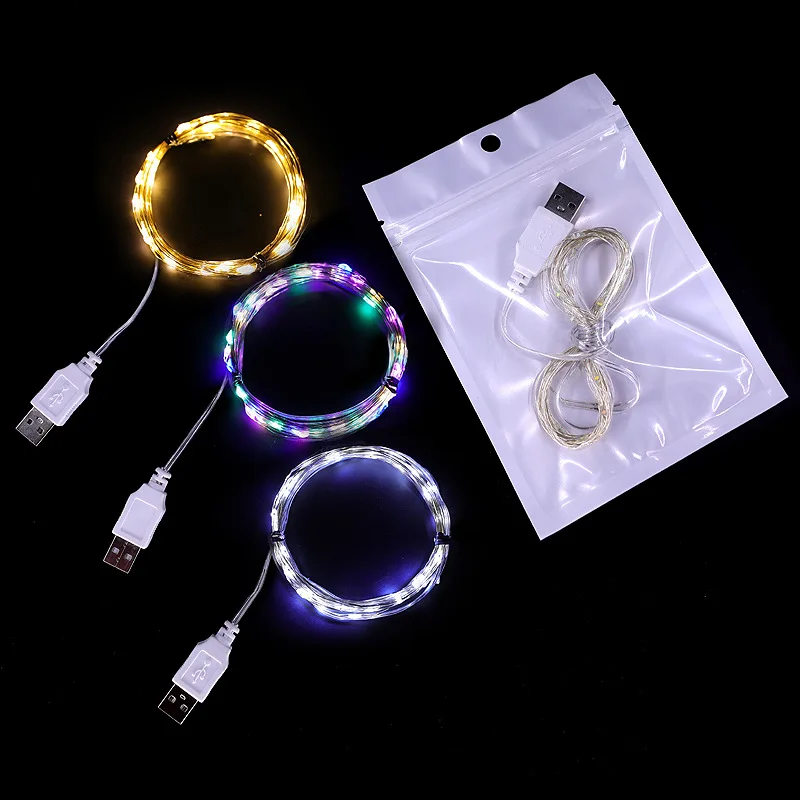 

Рождественские украшения для дома, светодиодная гирлянда с USB, 5/10 м, Рождественское украшение, украшение для дома, свадьбы, вечеринки, украше...