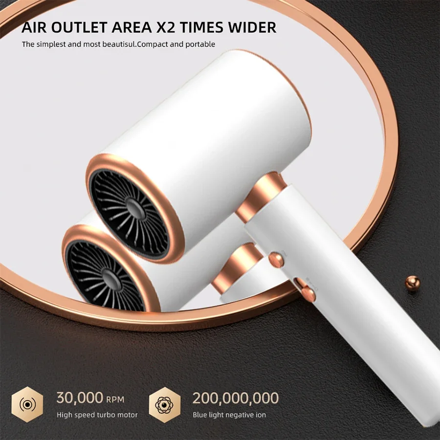 Профессиональный Синий Фен 2000 Вт