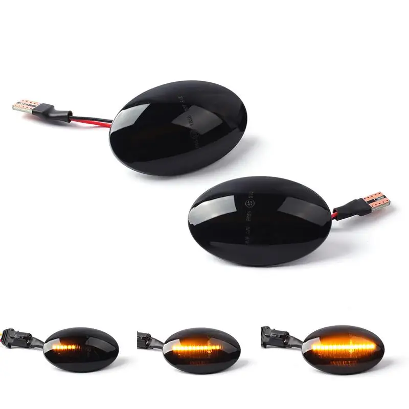 

2 шт. динамические Боковые указатели поворота для Opel Corsa B C Astra F Combo B C Meriva A потоковые последовательные лампы поворота