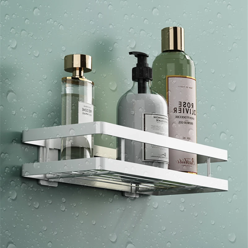 Настенный угловой держатель для душа и шампуня | Строительство ремонт