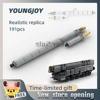 moc 53755 rsd 10 pioneer missile model collocation moc 53753 transport truck 191pcs legoins building block assembly toy