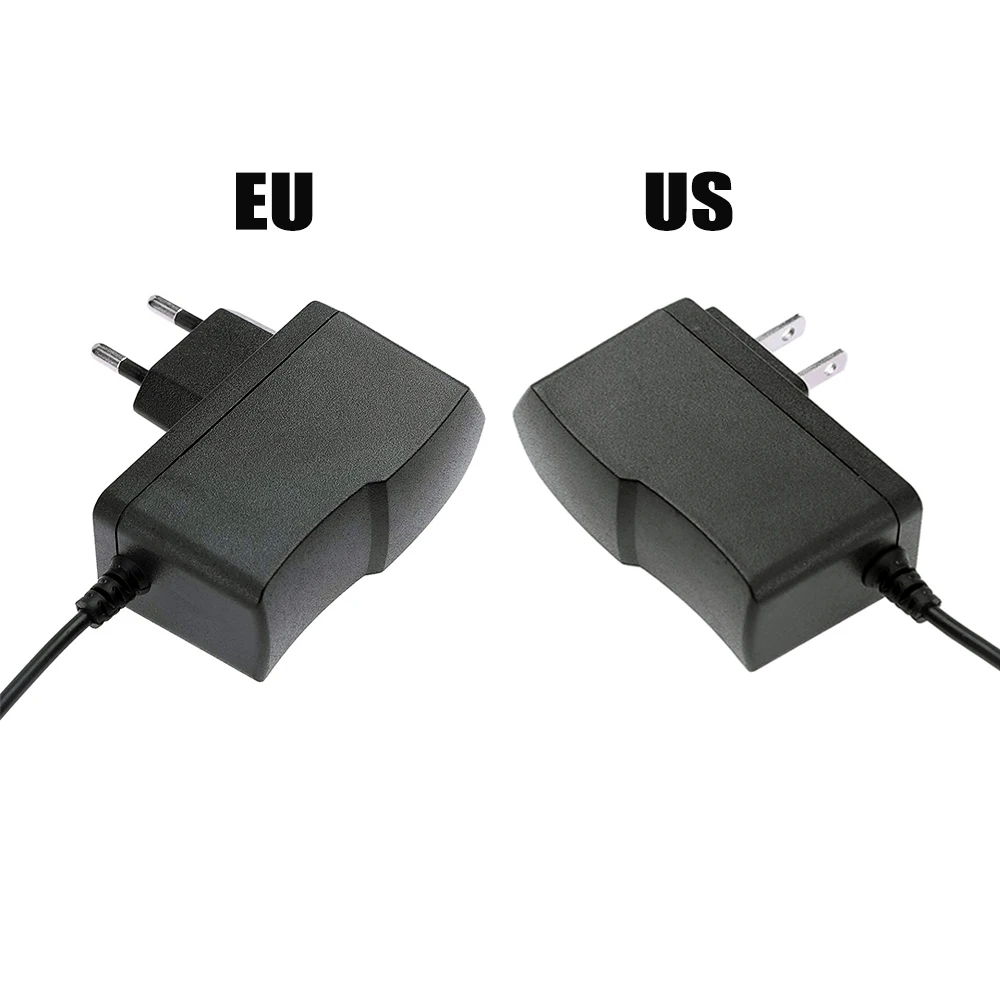 

Aleaivy 12.6V 1A 3A 18650 Li-ion Battery Charger 3 Series Lithium Cbattery 12V Battery Charger + US EU AC Power Cord