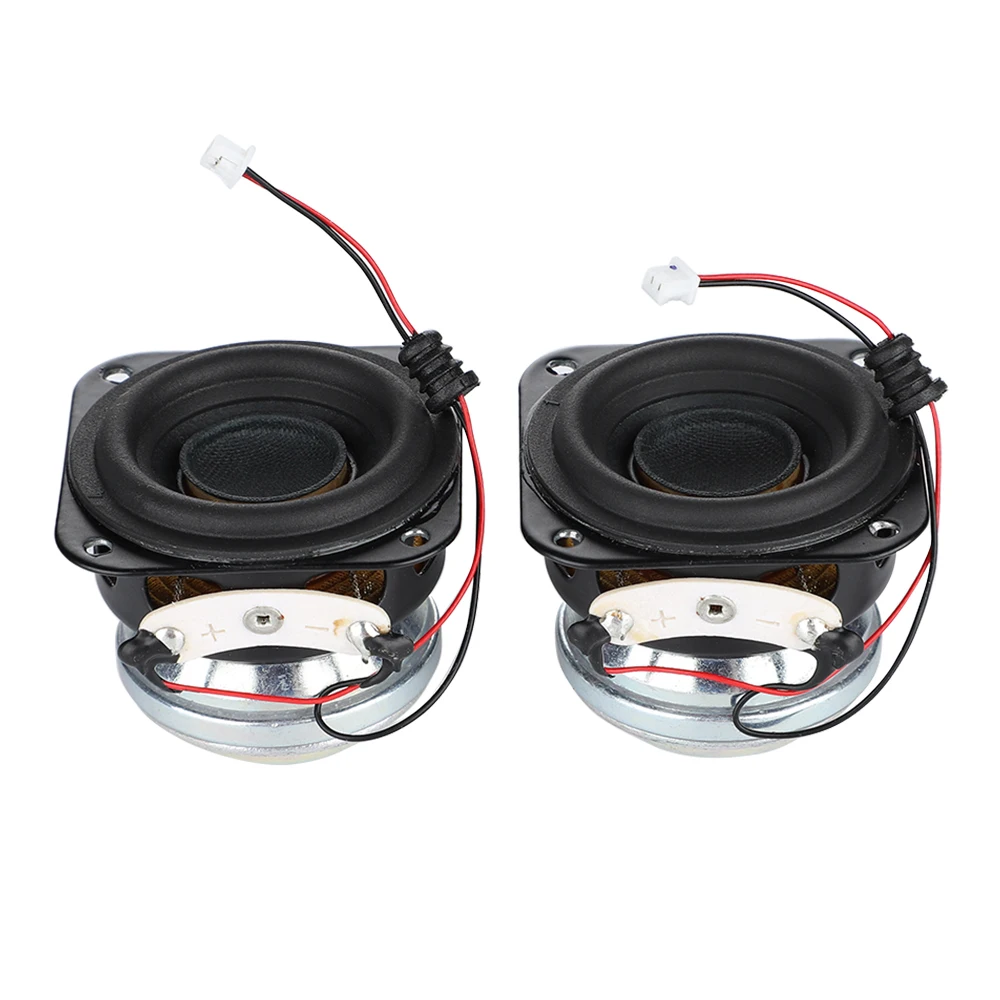 AIYIMA 2 шт. 1 5 дюйма полный диапазон аудио динамик 4 Ом 10 Вт 40 мм 16 ядер резиновый край