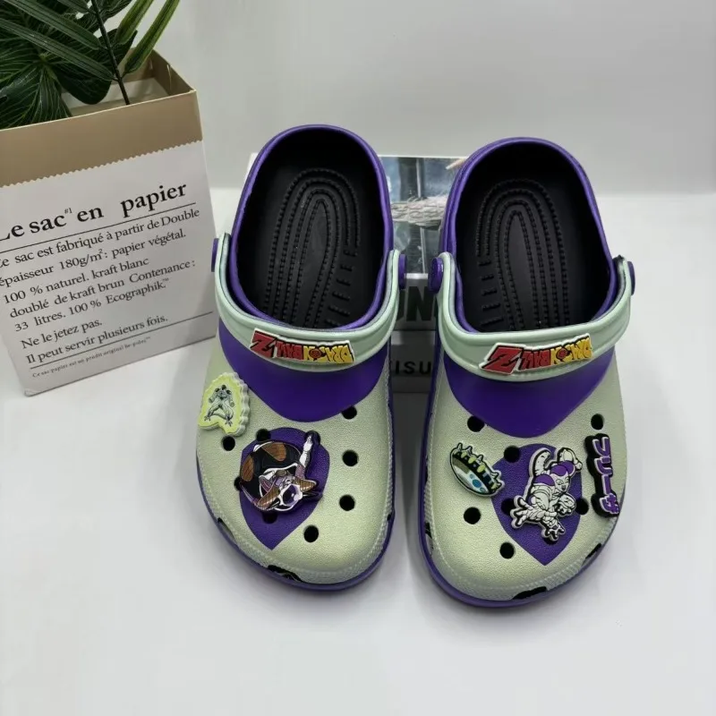 Сандалии Dragon Ball Freeza с красивым мультяшным принтом, нескользящие, на мягкой подошве, пляжная обувь для мужчин и женщин, которые можно носить на улице. (art.: 3920d9cd4fc6a) - 3920d9cd4fc6a