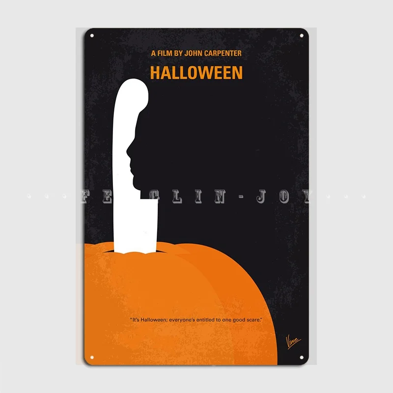 

Halloween Metal Sign Cinema Kitchen Kitchen Vintage Garage Decoration Tin Sign Poster