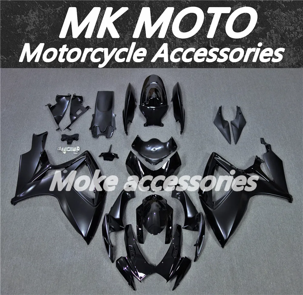 

Motorcycle Fairings Kit Fit For gsxr600/750 2006-2007 Bodywork Set High Quality ABS Injection New Matte Black Bright Black