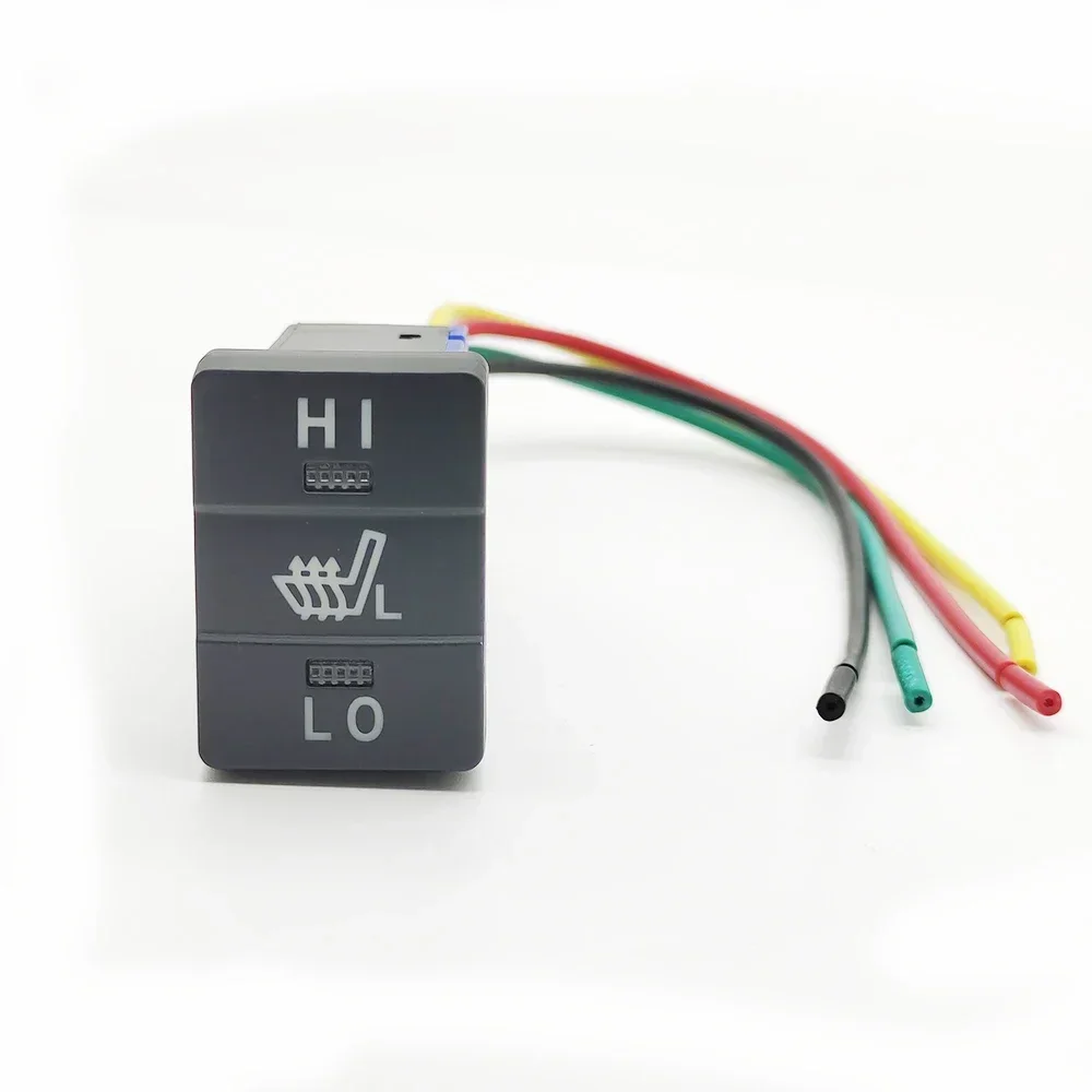 

1 шт. переключатель управления подогревом автомобильного сиденья, кнопка подогрева сиденья, тепловой кулисный переключатель для Toyota, автомобильные аксессуары