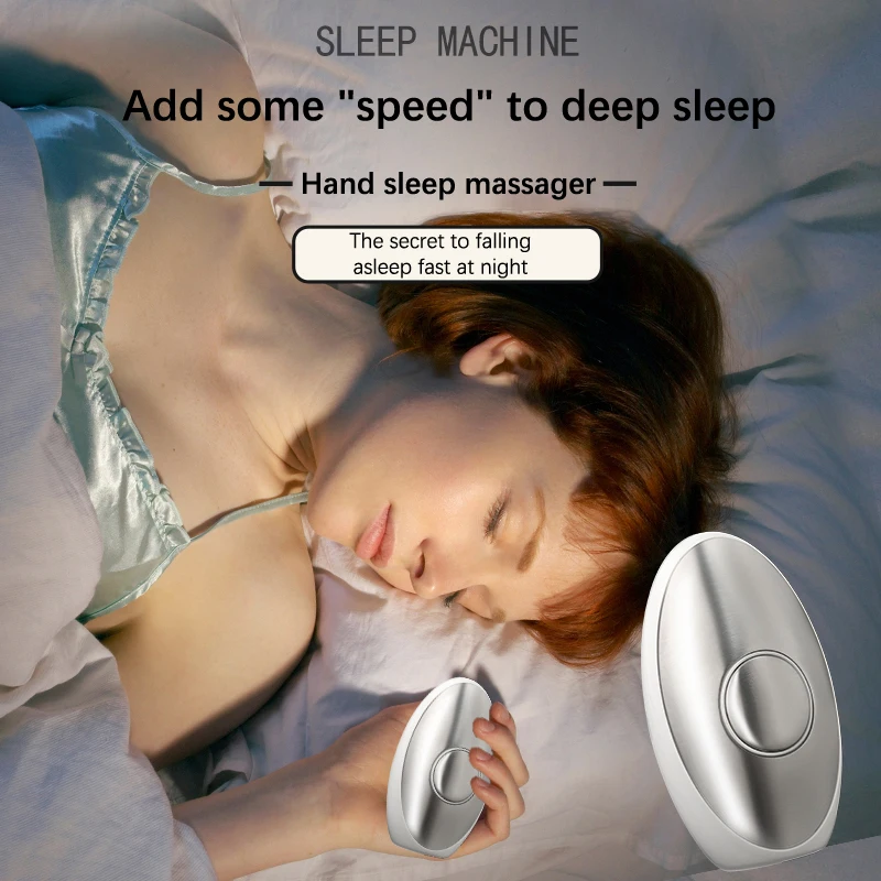 

Hand Held Sleep Aid Instrument Microcurrent Hypnosis Instrument Massager and Relax Tool Stress Pressure Relief Help Sleep Device