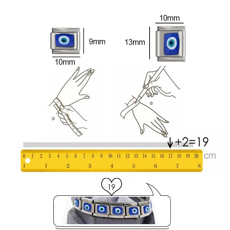 Браслет из нержавеющей стали 9 мм