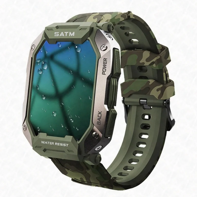 

2022 New Smart Watch Men 5 Atm Bluetooth Watches Blood Oxygen Monitor Ip68 Waterproof Smartwatch Men For Andriod Xiaomi Iphone