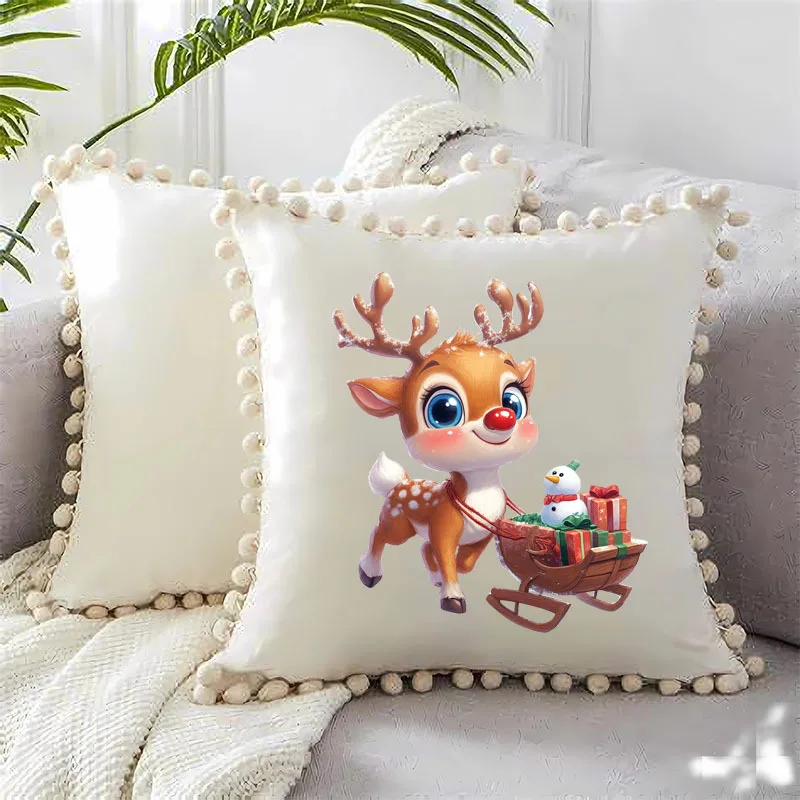 Рождественский олень Бэмби thumper мультяшные нашивки для одежды теплопередающие