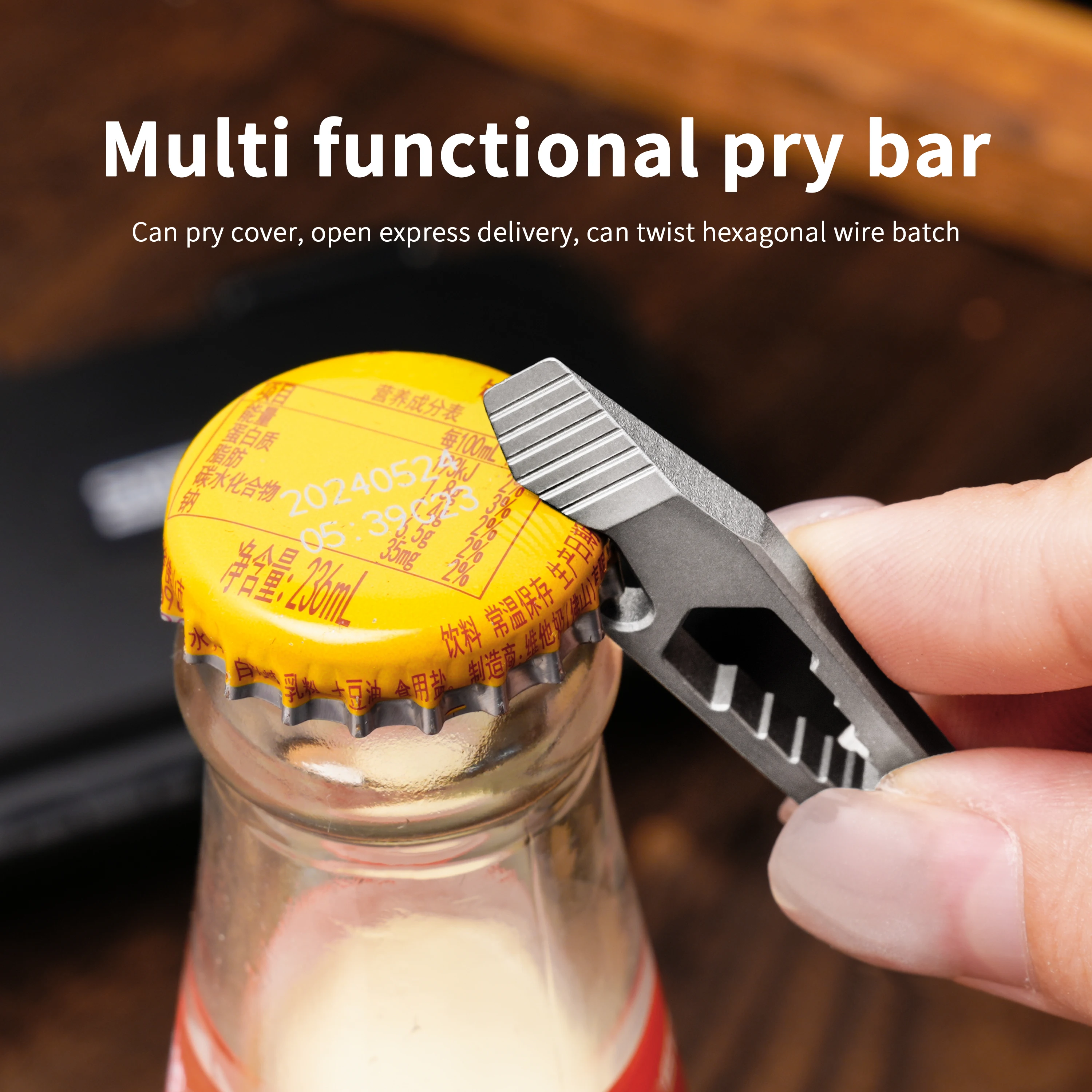 Маленькая титановая монтировка карманный портативный многофункциональный