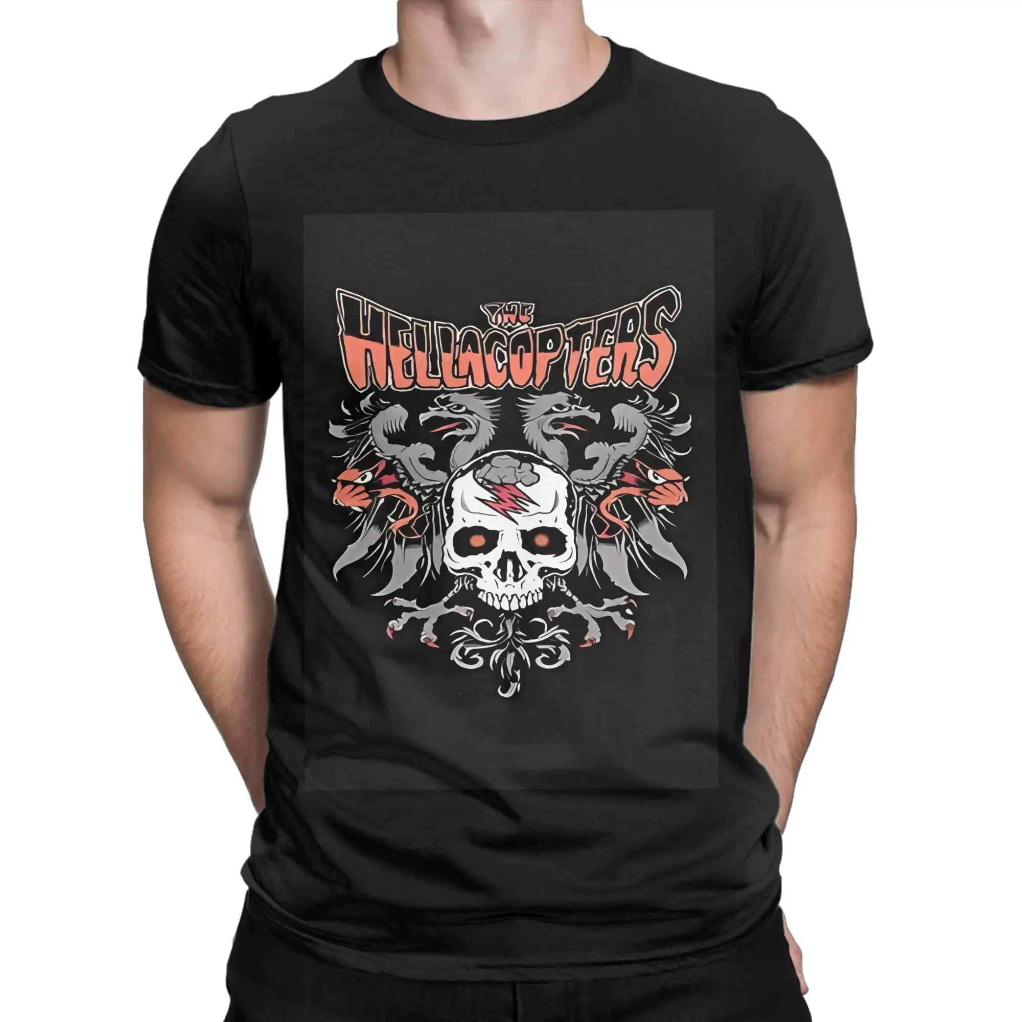 Фото Футболка The Hellacopters5 из 100% хлопка, футболки Hellacopters для мужчин №1