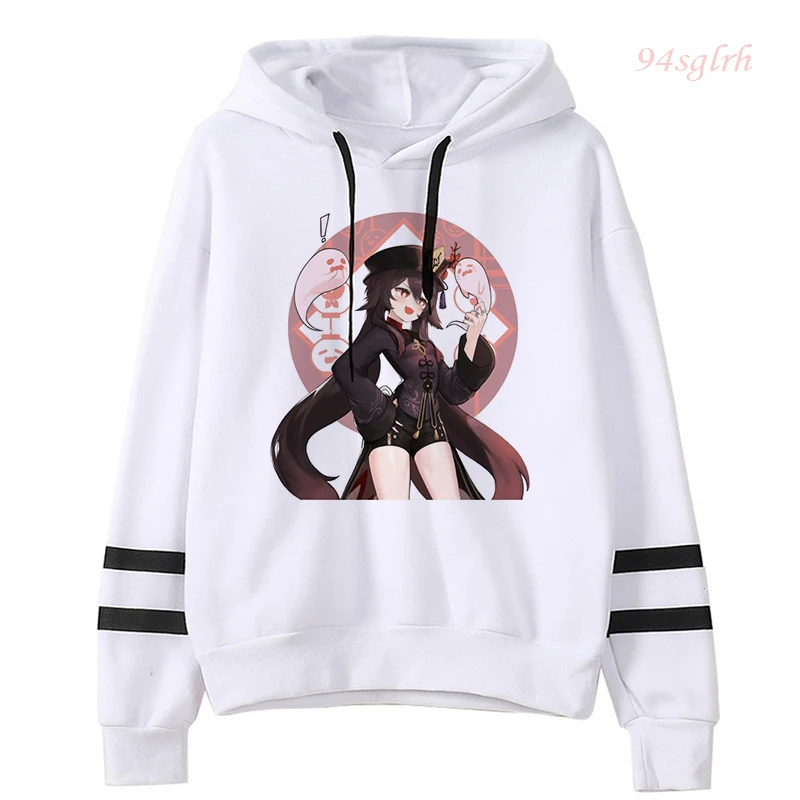 Женский пуловер с капюшоном и принтом |