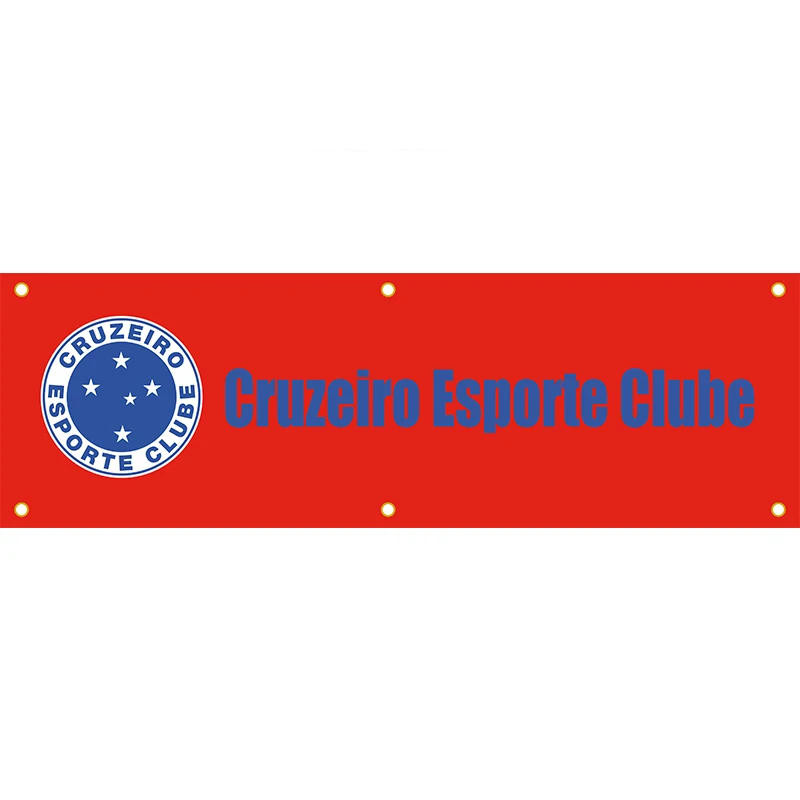 

Cruzeiro Esporte Clube Banner FREE SHIPPING Football Club Flag 1.5*5ft (45*150cm) Advertising Decoration Flags yhx0493