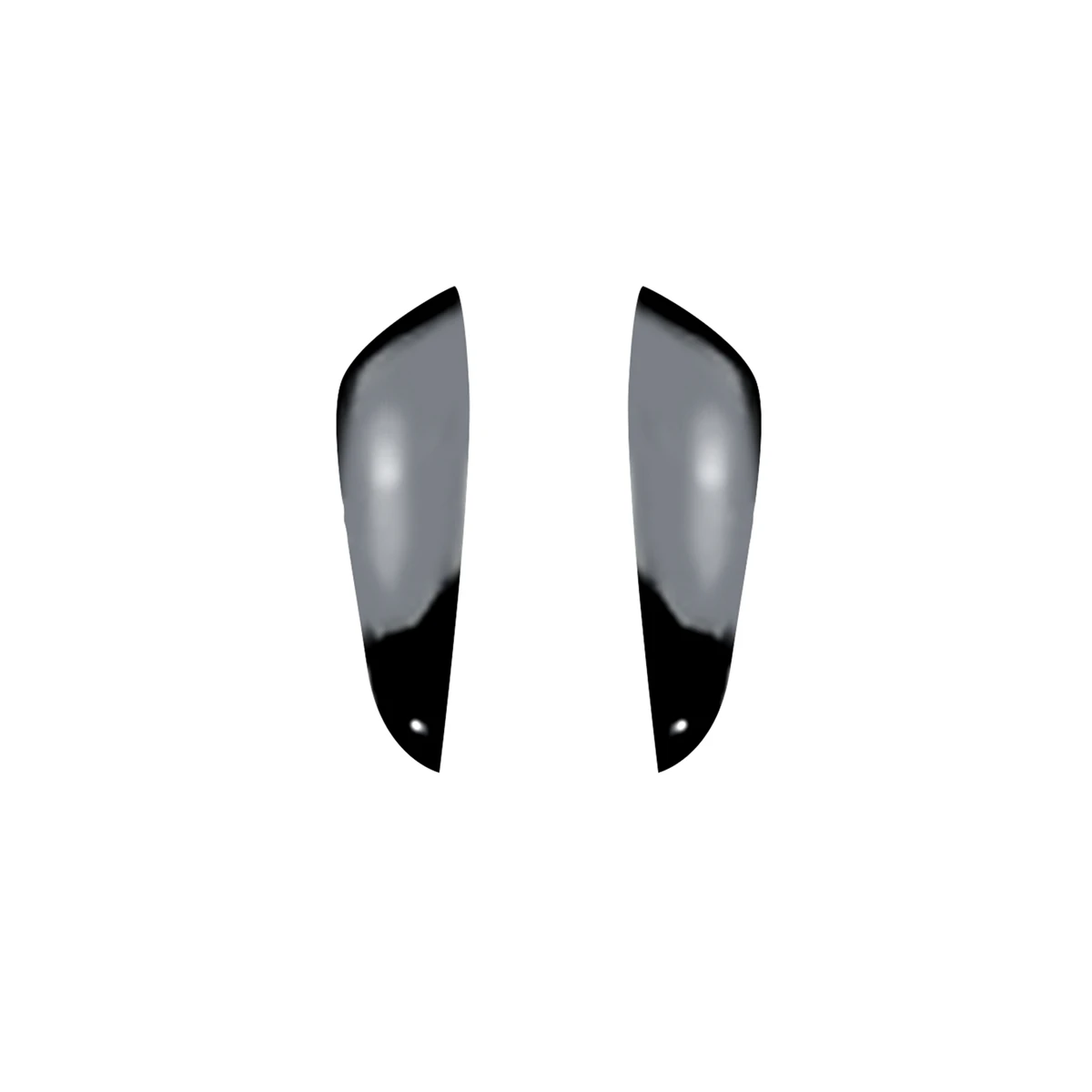 

1 Pair Car Front Bumper Spoiler Splitter Cover Fog Light Splitter Trim for Golf 7 Golf MK7 2013-2016 Side Knife