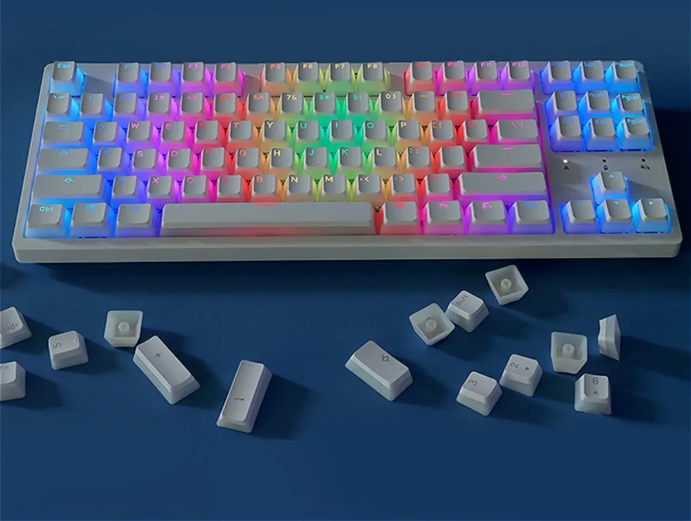 Двойные кожаные колпачки для клавиш с молоком/пудингом OEM очень совместимые