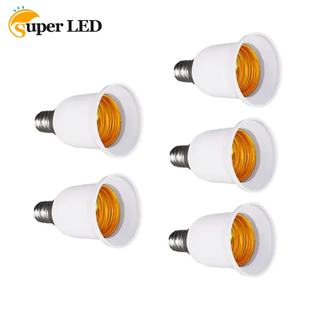 5/10/20 шт. адаптер E14ToE27 переходник из огнестойкого пластика высококачественный для