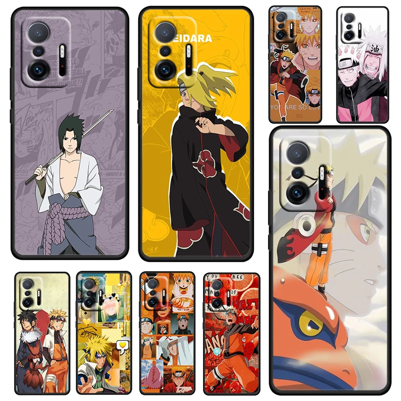 

Hot NARUTO Cute Boy For Xiaomi Mi 12 11 11T 10T 10S Ultra Pro Lite 5G TPU Soft Silicone Black Phone Case Cover Fundas Coque Capa