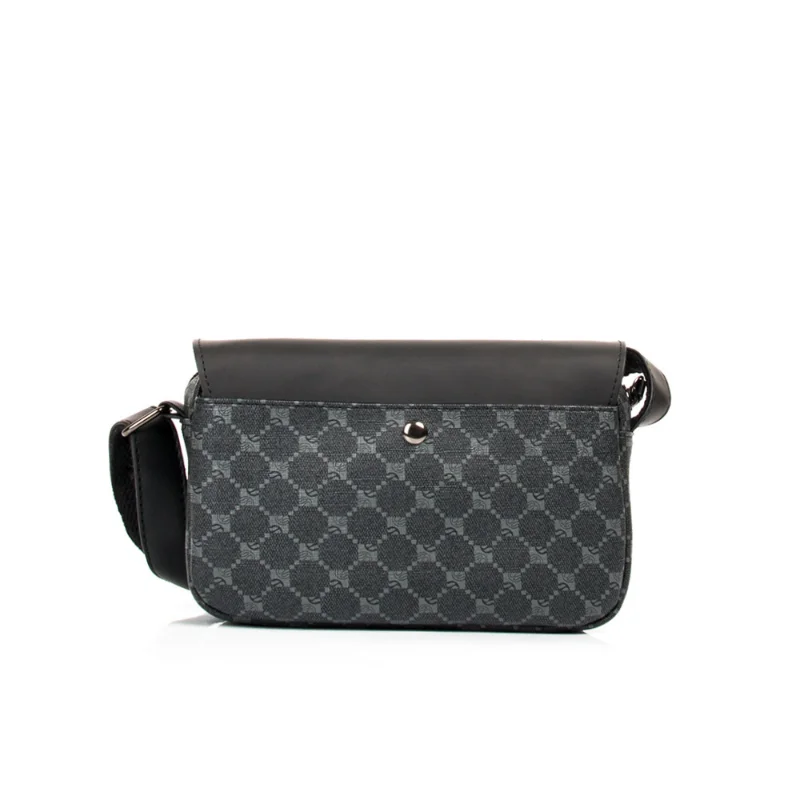 Men's Leather Shoulder Bag Crossbody Chest Pack for Men Japanese-style Design Solid Color сумка мужская Messenger Bag Purse Sac