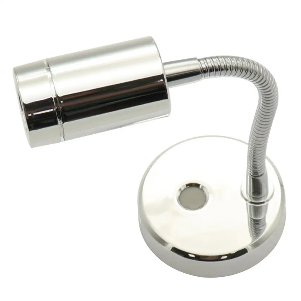 

Светодиодная настенная лампа для чтения с поворотом на шею 10-30 в