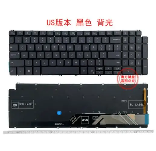 

for Dell Inspiron 5501 5502 5508 5509 5515 5584 5590 5593 5594 5598 7590 7591 US Keyboard black backlit