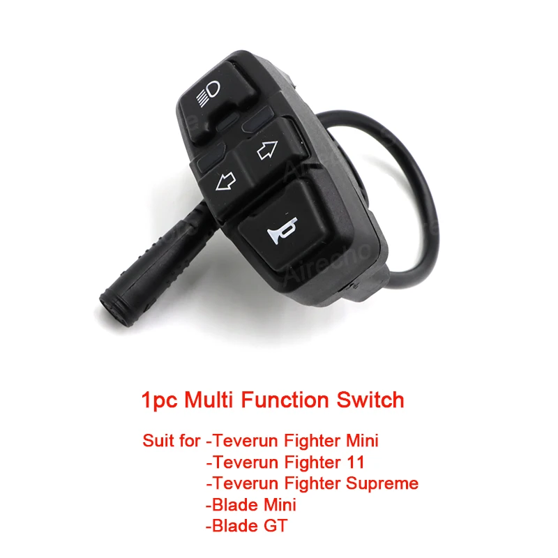 

Оригинальный переключатель поворотов для Blade Mini, Blade GT/GT+, Teverun Fighter 11/11+/Mini Fighter Supreme, кнопка-переключатель фар