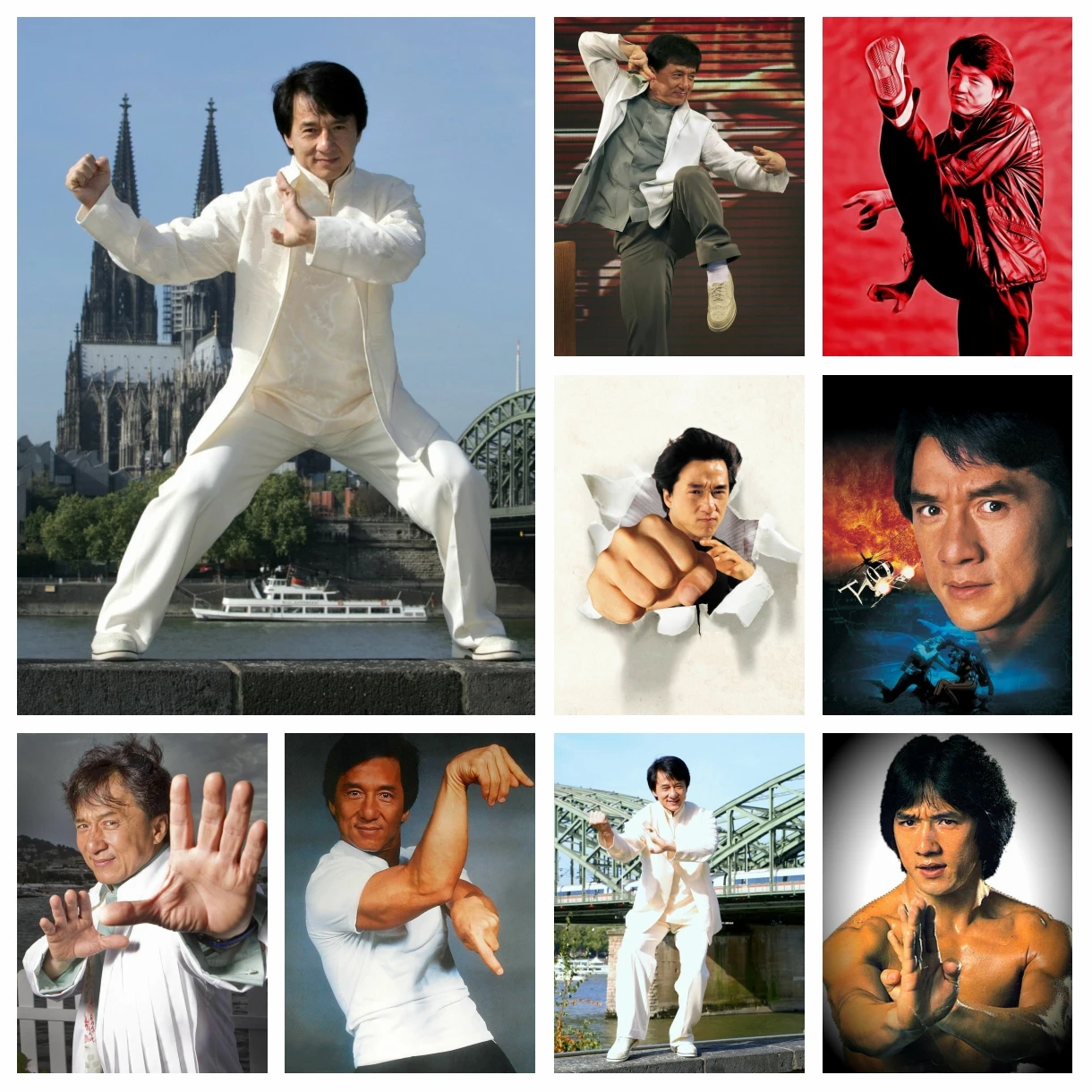 

Jackie Chan Diamond Mosaic Painting Chinese Famous Actor Cross Stitch Rhinestones Pictures Art Embroidery Full Drill Home Decor