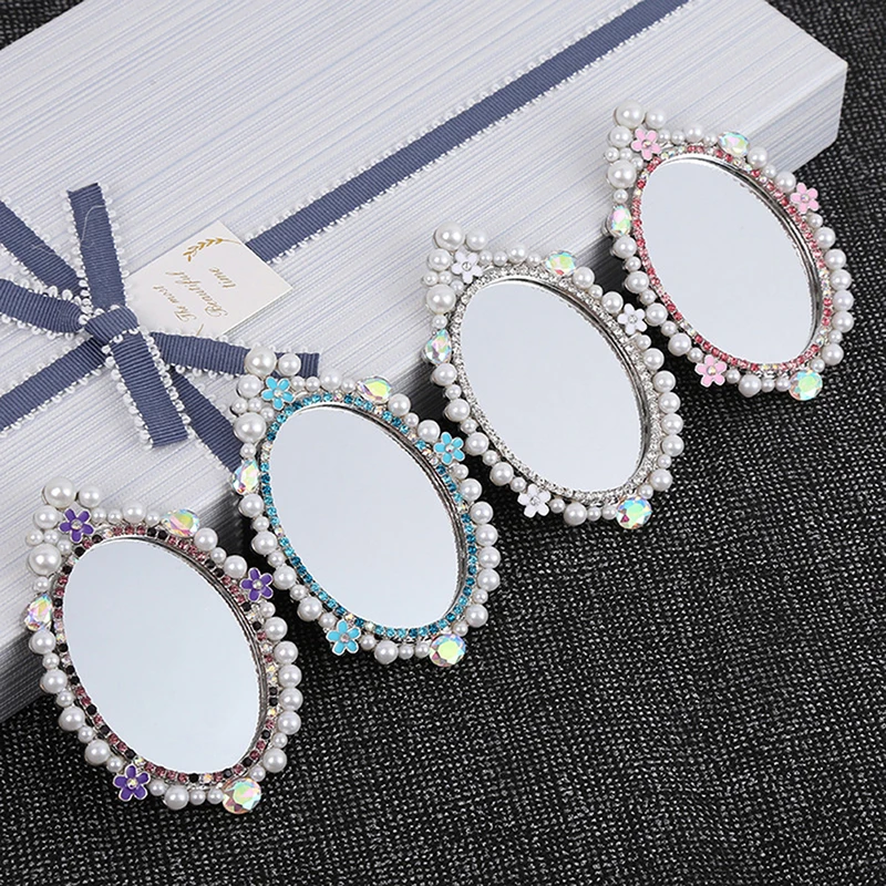 

1/12 миниатюрная рамка для кукольного домика, аксессуары, мебель, миниатюрное жемчужное зеркало, симпатичное настенное зеркало, «сделай сам»,...