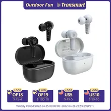 Tronsmart Apollo Air+ Bluetooth Earphone ANC(Active Noise Cancelling) Wireless Headphone with In-ear detection,Wireless Charging