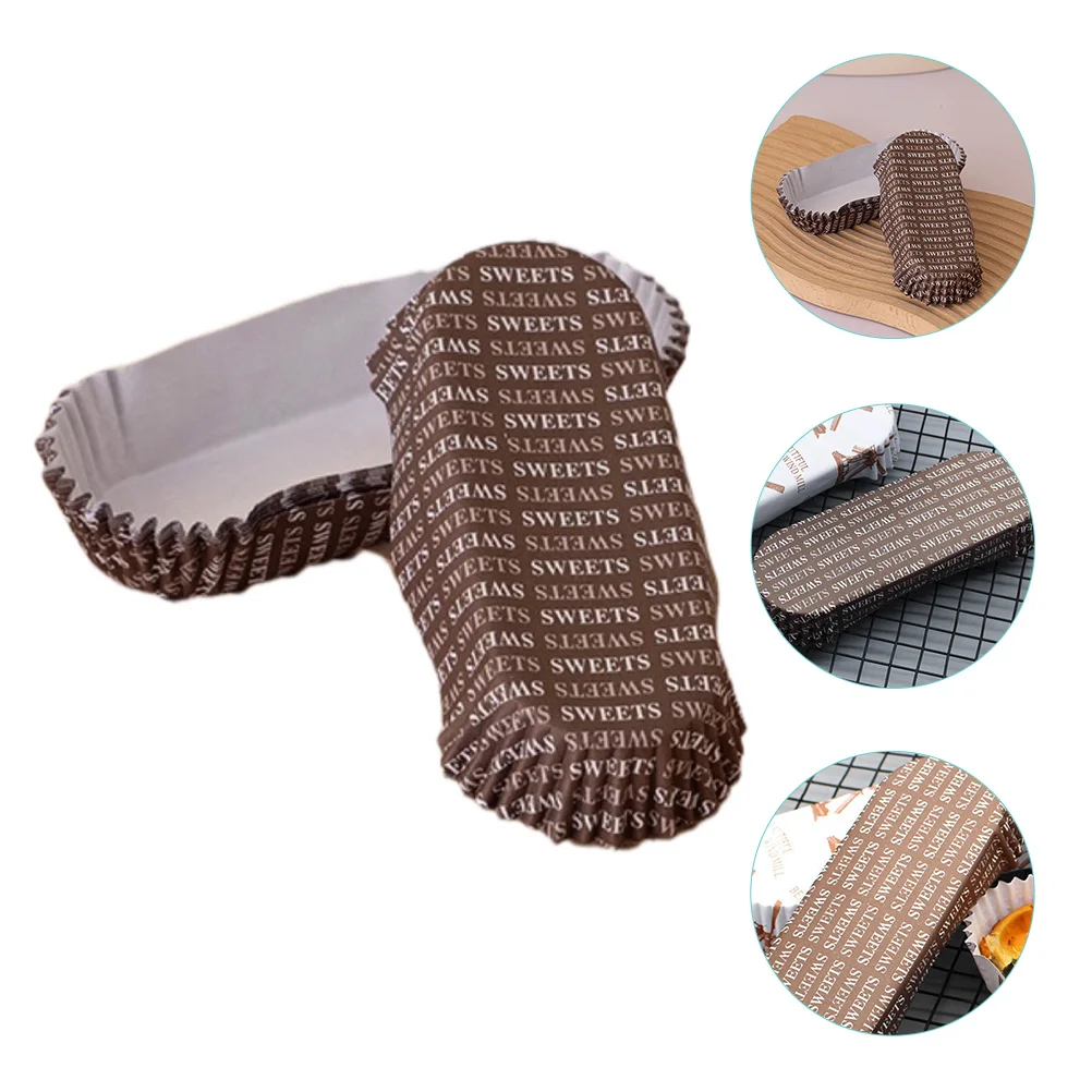 

100pcs Nonstick Bakeware Bread Liners Hot Dog Tray Paper Tray Cups