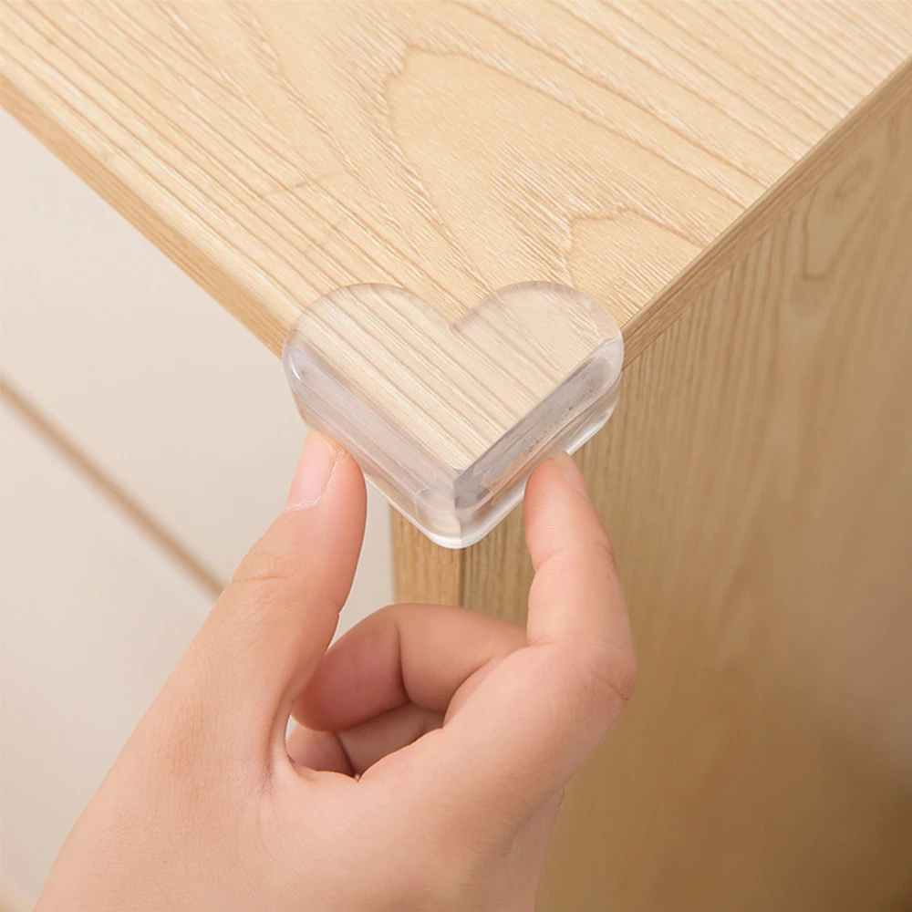 

4pcs Anti-collision Angle PVC Pad Child Safety Corner Guard Baby Collision Proof Protector Table Corner Thickened Bumper