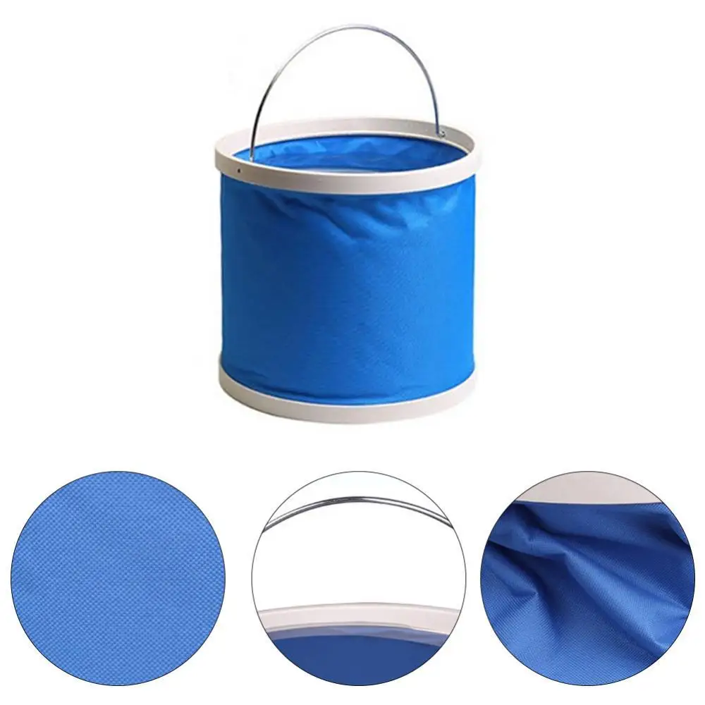 

Folding Camping Plastic Portable Outdoor 11L Water Bucket Bottle Accessory
