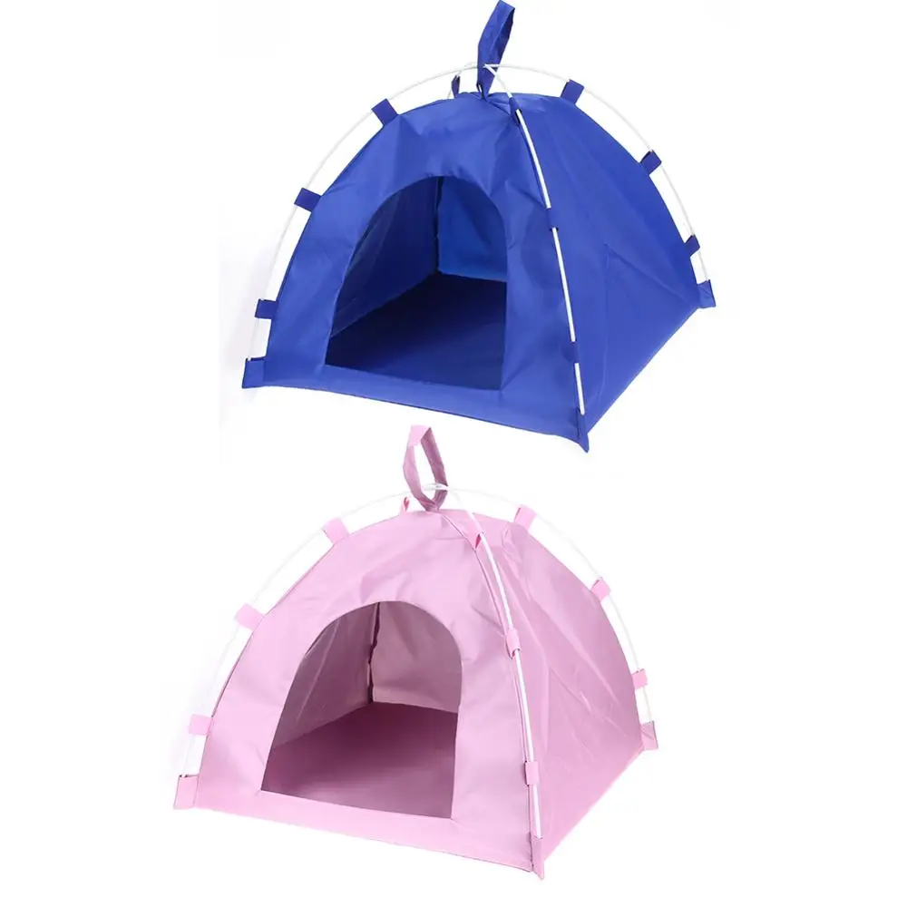 

Portable Foldable Cute Pet Dogs Tent Outdoor Indoor Tent For Kitten Cat Small Dog Puppy Kennel Room Cats Nest House