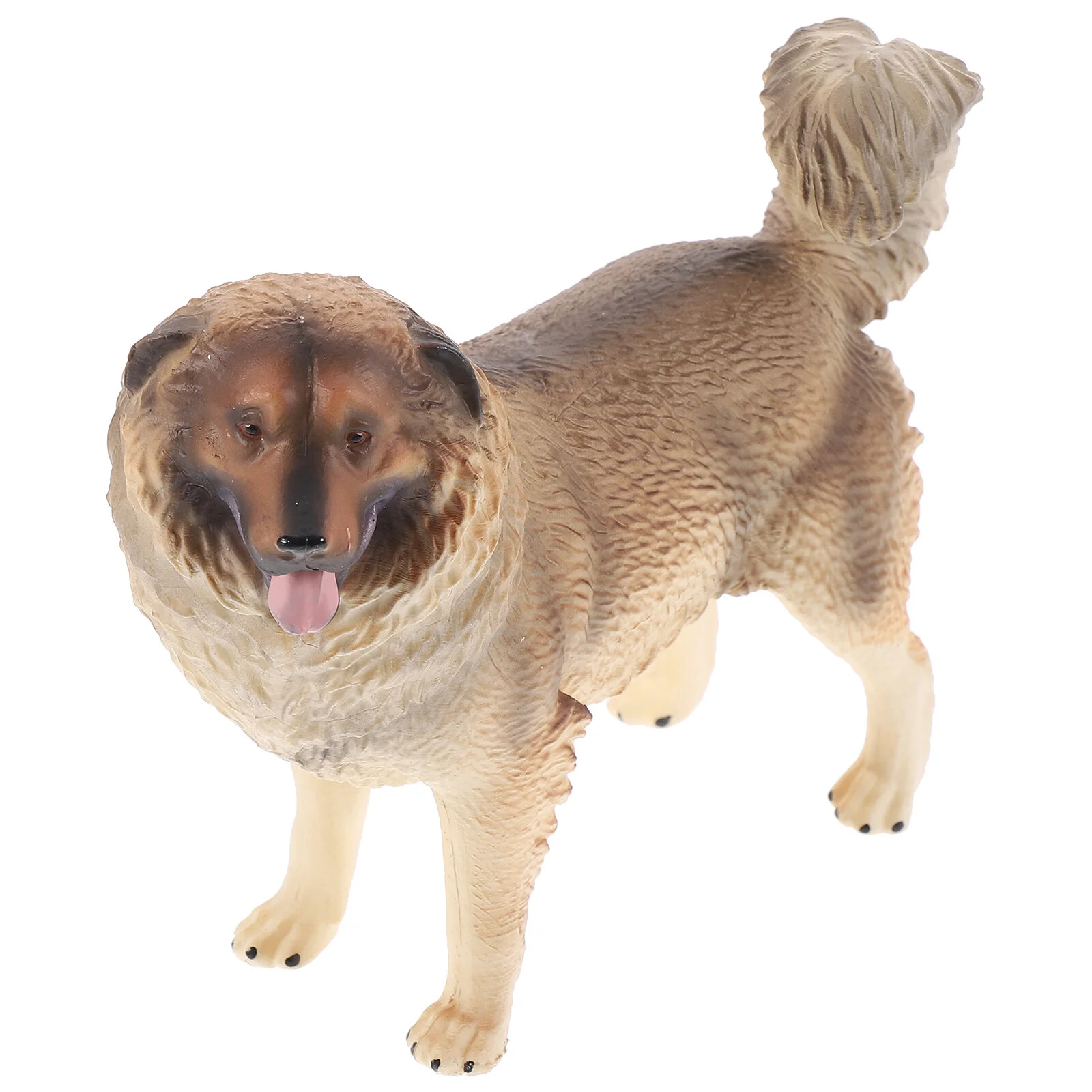 

Play Dog Toy Standing Statue Model Tabletop Dogs Ornament Decoration Figure Craft