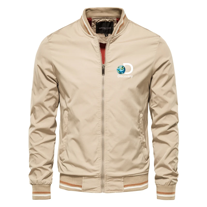 

2023 Spring Autumn Casual Solid Fashion Slim Bomber Jacket Men Overcoat New Arrival Baseball Jackets Men's Jacket